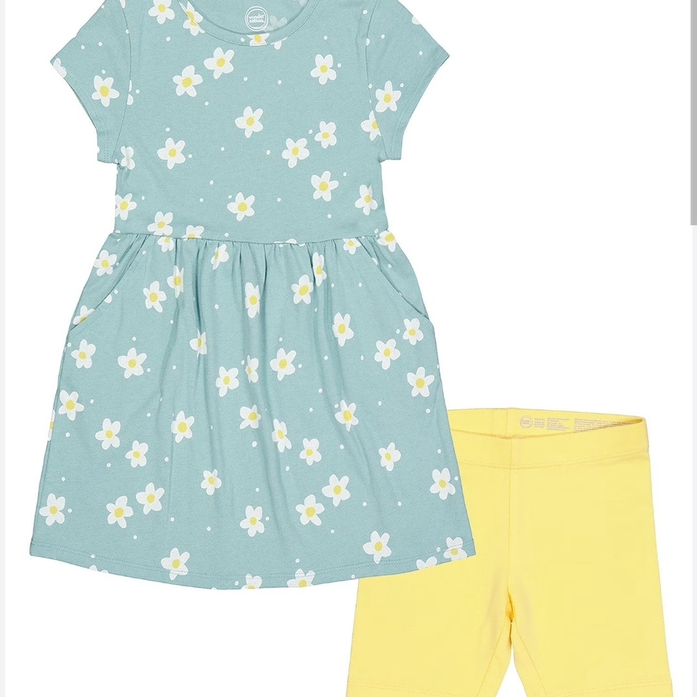 Wonder Nation Blue and Yellow Kids Matching Set